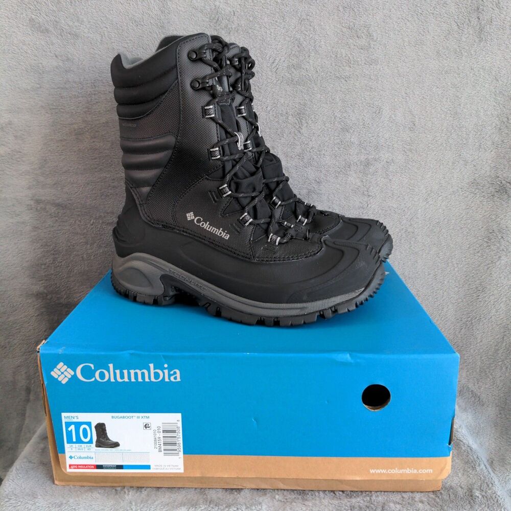 NWB Columbia Bugaboot III XTM Men's 10 Winter Boots 600g Insulated Waterproof
